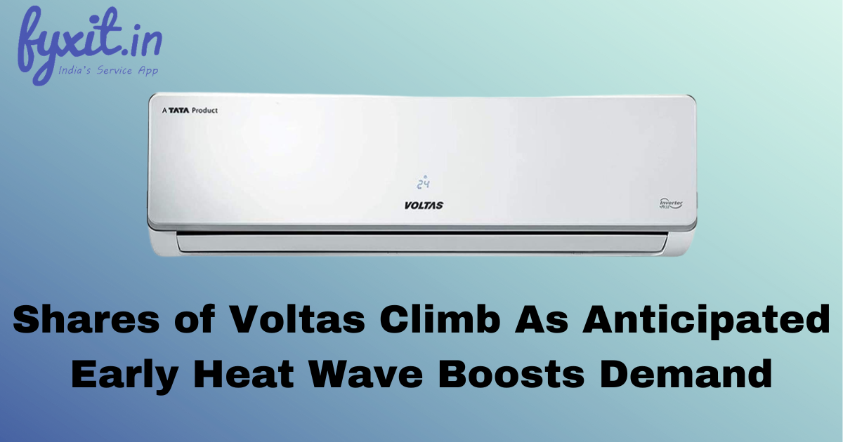 Voltas Ltd.’s stocks have increased for three consecutive days, potentially due to the anticipation of an increase in demand for their air conditioning products as a result of rising temperatures.