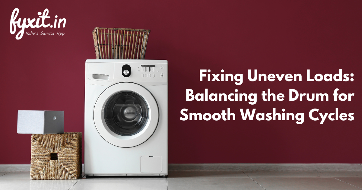 Fixing Uneven Loads: Balancing the Drum for Smooth Washing Cycles