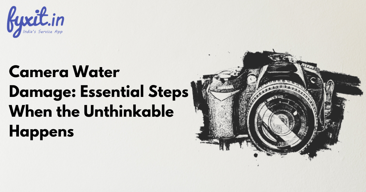 Camera Water Damage: Essential Steps When the Unthinkable Happens